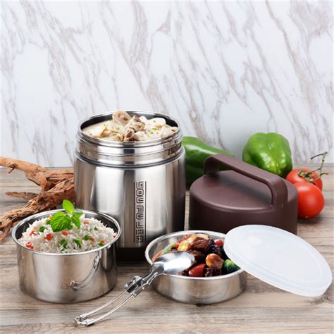 stainless steel lunch box vacuum insulated|leakproof stainless steel lunch box.